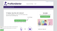 Desktop Screenshot of proffsmalerier.se